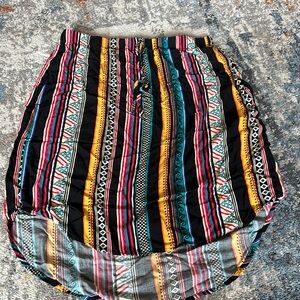 Colorful Striped Women's Skirt